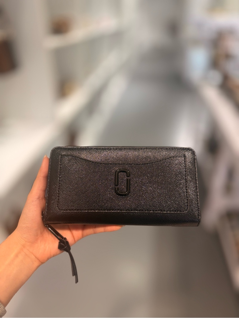 NWT Marc Jacobs The Snapshot Continental Wallet - Black